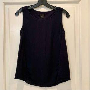 Theory Navy Silk Tank